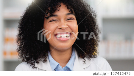 Closeup portrait of pharmacist face against a bright background with copy space. Professional healthcare worker excited to help, diagnose and treat sick patients at a drugstore or clinic dispensary Closeup portrait of pharmacist face against a bright background with copy space. Professional healthcare worker excited to help, diagnose and treat sick patients at a drugstore or clinic dispensary 137415473