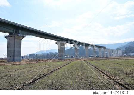 建設工事中の東海環状自動車道 養老~北勢間 建設工事中の東海環状自動車道 養老~北勢間 137418139