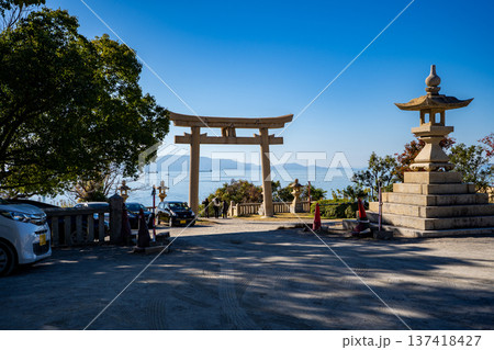 伊和都比売神社の鳥居の風景（赤穂市） 137418427
