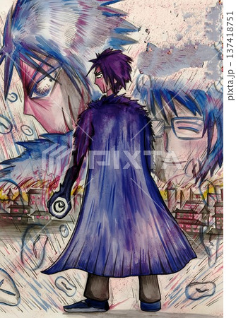 同人誌小説「ソウルファイア」扉絵5-時の襲撃者/最後の強敵 137418751