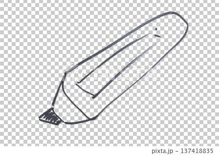 a highlighter drawn with a black marker a highlighter drawn with a black marker 137418835