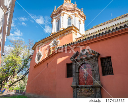 Baroque Church Courtyard 137418885