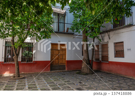 Spanish Courtyard Entrance 137418886