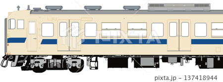ドット絵の広島・山口地区115系電車（瀬戸内色） 137418944