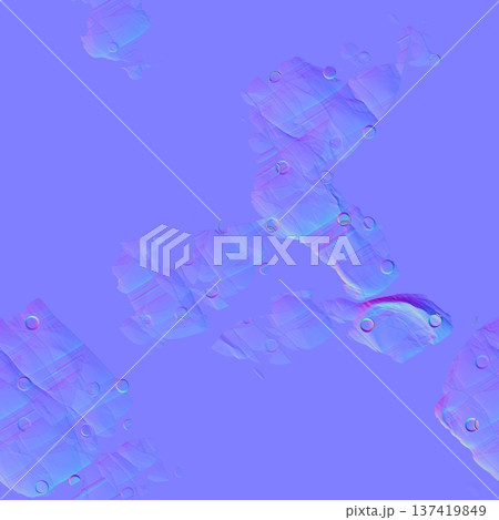 Floating Rock Fragments Normal Map Textureのイラスト素材 [137419849] - PIXTA