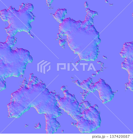 Abstract Biological Island Normal Map Texture Abstract Biological Island Normal Map Texture 137420087