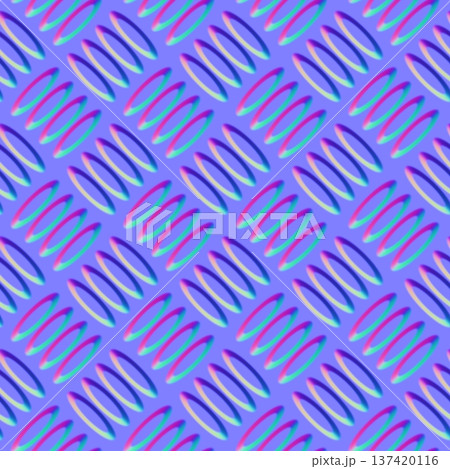 Geometric Diamond Plate Metal Surface Normal Map 137420116