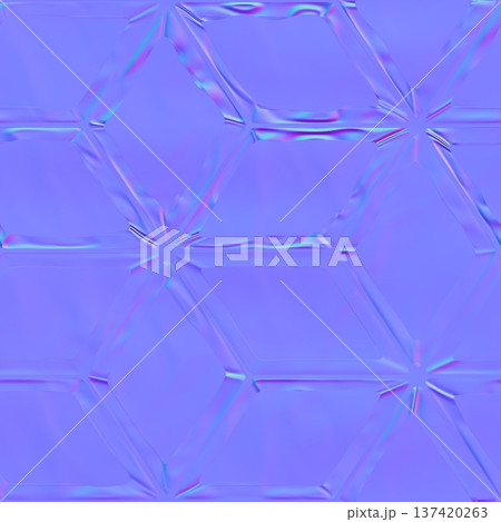 Geometric Cube Diamond Pattern Normal Mapのイラスト素材 [137420263] - PIXTA