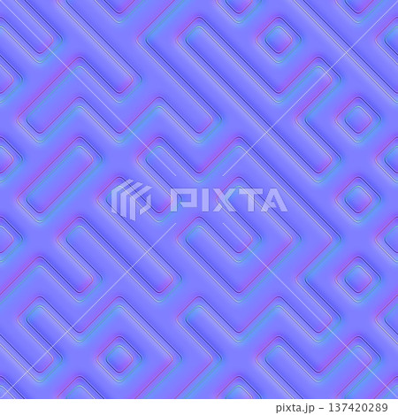 Maze Circuit Board Geometric Normal Map Maze Circuit Board Geometric Normal Map 137420289