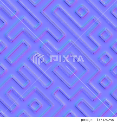 Geometric Maze Circuit Normal Map Geometric Maze Circuit Normal Map 137420290
