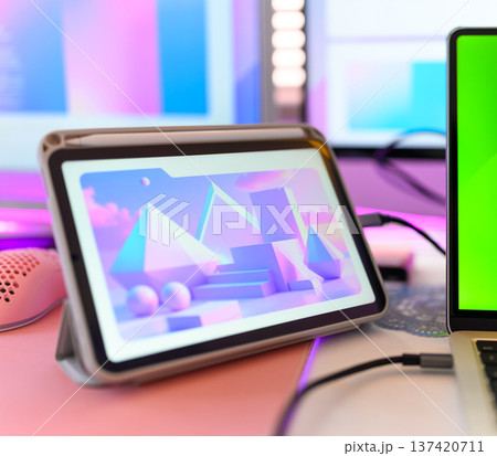 タブレットとPC接続 タブレットとPC接続 137420711