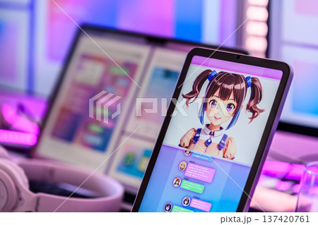 スマホでVTuberと会話 137420761