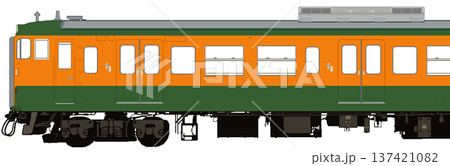 ドット絵の岡山地区115系電車（湘南色：晩年仕様） 137421082