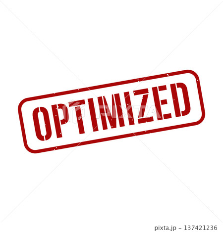 Optimized Stamp,Optimized Grunge Square Sign 137421236