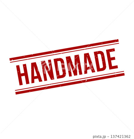 Handmade Stamp,Handmade Grunge Square Sign Handmade Stamp,Handmade Grunge Square Sign 137421362