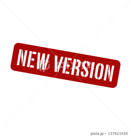 New Version Stamp,New Version Square Sign New Version Stamp,New Version Square Sign 137421430
