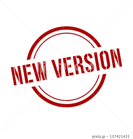 New Version Stamp,New Version Grunge Round Sign New Version Stamp,New Version Grunge Round Sign 137421431