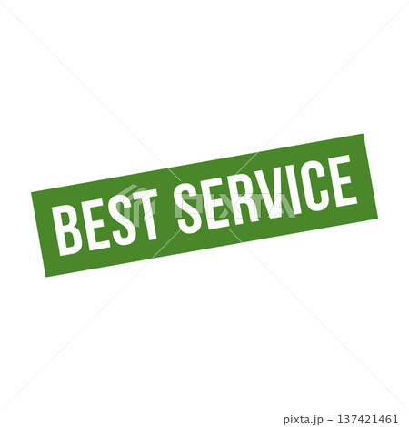 Best Service Stamp,Best Service Square Sign 137421461