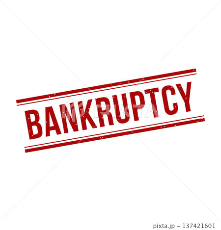 Bankruptcy Stamp,Bankruptcy Grunge Square Sign 137421601