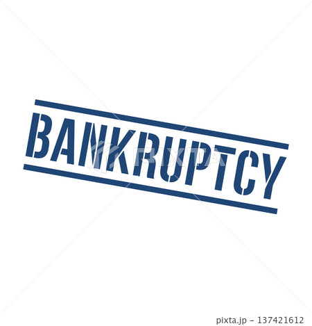 Bankruptcy Stamp,Bankruptcy Square Sign 137421612