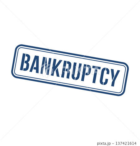 Bankruptcy Stamp,Bankruptcy Square Sign 137421614
