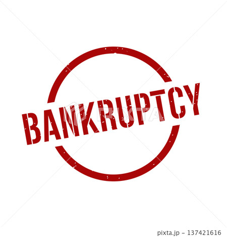 Bankruptcy Stamp,Bankruptcy Grunge Round Sign 137421616