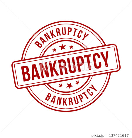 Bankruptcy Stamp,Bankruptcy Grunge Round Sign 137421617