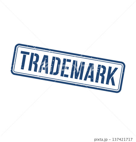 New Trademark Stamp, Trademark Grunge Square Sign New Trademark Stamp, Trademark Grunge Square Sign 137421717