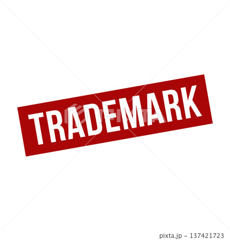 New Trademark Stamp, Trademark Square Sign 137421723