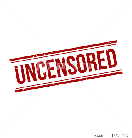 Uncensored Stamp, Uncensored Grunge Square Sign Uncensored Stamp, Uncensored Grunge Square Sign 137421737