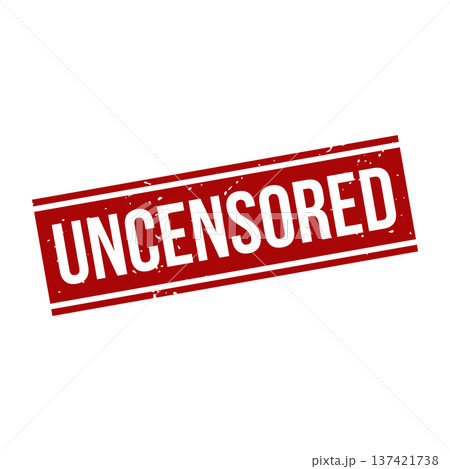 Uncensored Stamp, Uncensored Grunge Square Sign Uncensored Stamp, Uncensored Grunge Square Sign 137421738