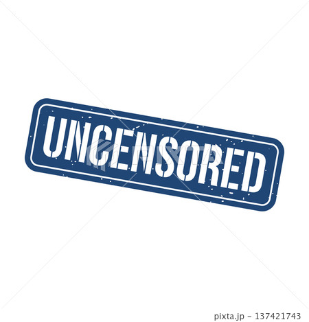 Uncensored Stamp, Uncensored Grunge Square Sign Uncensored Stamp, Uncensored Grunge Square Sign 137421743