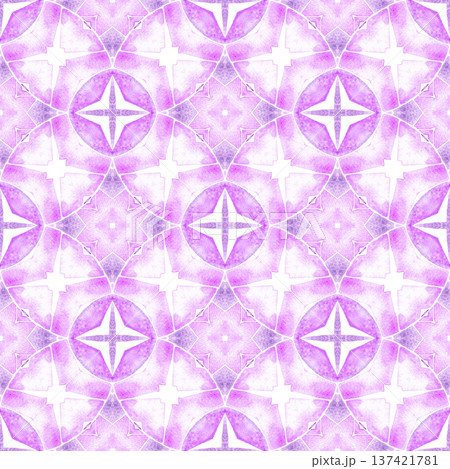 Textile ready brilliant print, swimwear fabric, wallpaper, wrapping. Purple overwhelming boho chic summer design. Green geometric chevron watercolor border. Chevron watercolor pattern. Textile ready brilliant print, swimwear fabric, wallpaper, wrapping. Purple overwhelming boho chic summer design. Green geometric chevron watercolor border. Chevron watercolor pattern. 137421781
