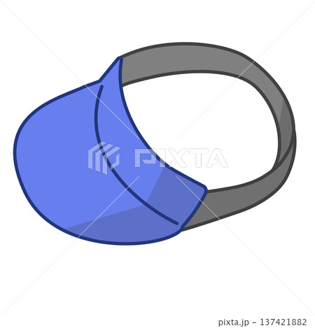 バイザーのイラスト 137421882