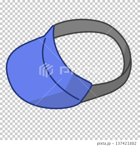 バイザーのイラスト 137421882