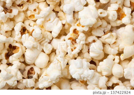 Background in the form of salted popcorn 137422924