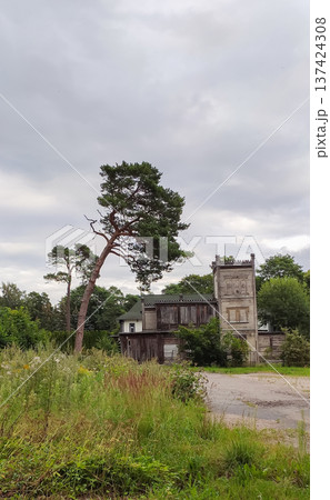 A summer street scene in Jurmala. Bright sunny mood and resort town energy. A summer street scene in Jurmala. Bright sunny mood and resort town energy. 137424308