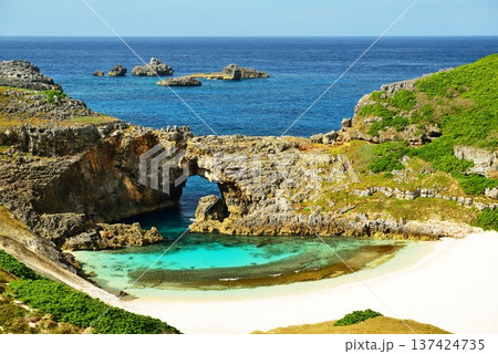 小笠原諸島　南島扇池 137424735