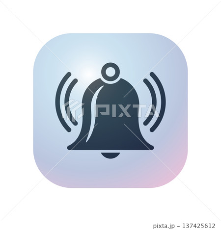 Bell icon design template Bell icon design template 137425612