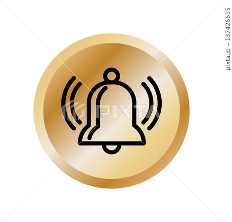 Bell icon design template Bell icon design template 137425615