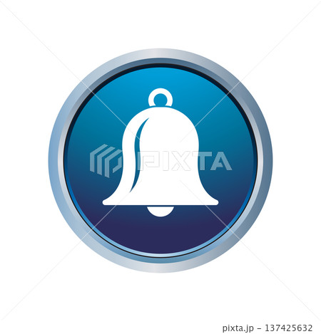 Bell icon design template Bell icon design template 137425632