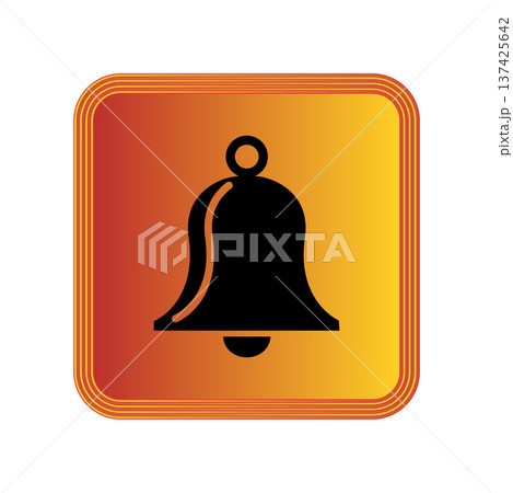 Bell icon design template 137425642