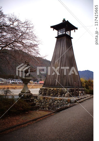 美濃市の町並み 上有知湊(川湊灯台) 美濃市の町並み 上有知湊(川湊灯台) 137425665
