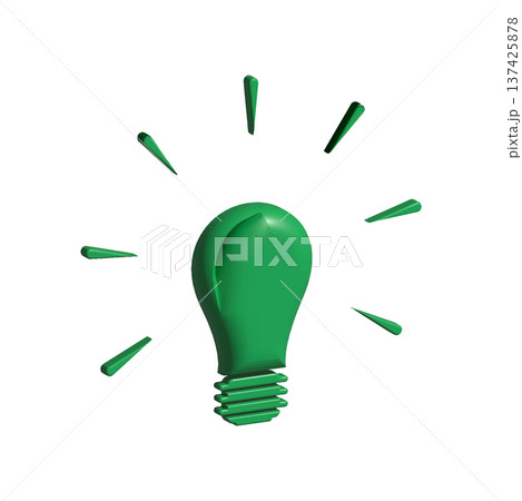 Bulb icon desian template Bulb icon desian template 137425878