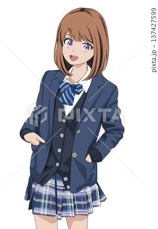 制服を着た女子高生 制服を着た女子高生 137427599