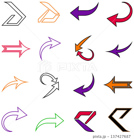 Abstract Arrows and Geometric Shapes in Dynamic Arrangement Abstract Arrows and Geometric Shapes in Dynamic Arrangement 137427687