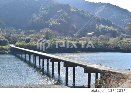 高知　四国　沈下橋　四万十川 137428574