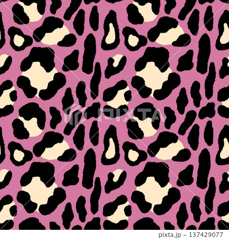 Abstract modern leopard seamless pattern. Animals fashion trendy background. Color decorative vector illustration for print, fabric, textile. Modern ornament of stylized skin Abstract modern leopard seamless pattern. Animals fashion trendy background. Color decorative vector illustration for print, fabric, textile. Modern ornament of stylized skin 137429077
