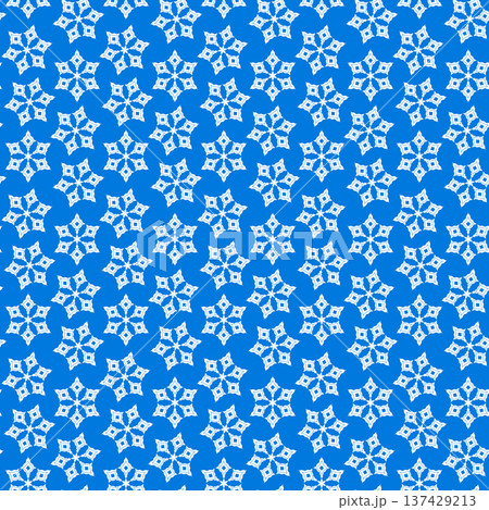 Winter seamless pattern with snowflakes, holiday background. Vector illustration for fabric, textile wallpaper, posters, gift wrapping paper. Christmas vector illustration. Falling snow Winter seamless pattern with snowflakes, holiday background. Vector illustration for fabric, textile wallpaper, posters, gift wrapping paper. Christmas vector illustration. Falling snow 137429213