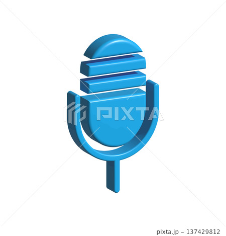 Mic icon design template Mic icon design template 137429812
